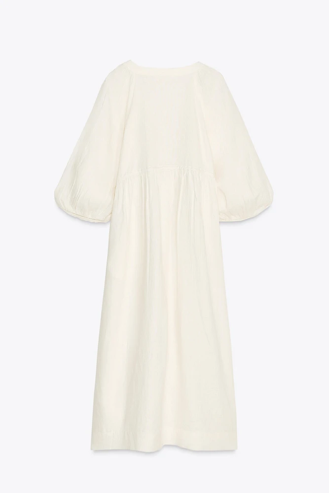 100% LINEN TUNIC DRESS ZW COLLECTION