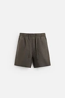 100% LINEN SHORTS