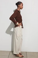 PANTALON RUSTIQUE À TAILLE ÉLASTIQUE