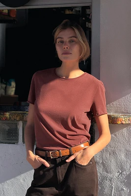 WASHED SHORT SLEEVE T-SHIRT