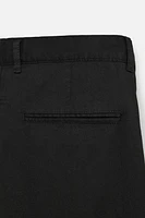TEXTURED STRAIGHT FIT PANTS