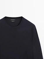 Pull en maille 100 % laine mérinos