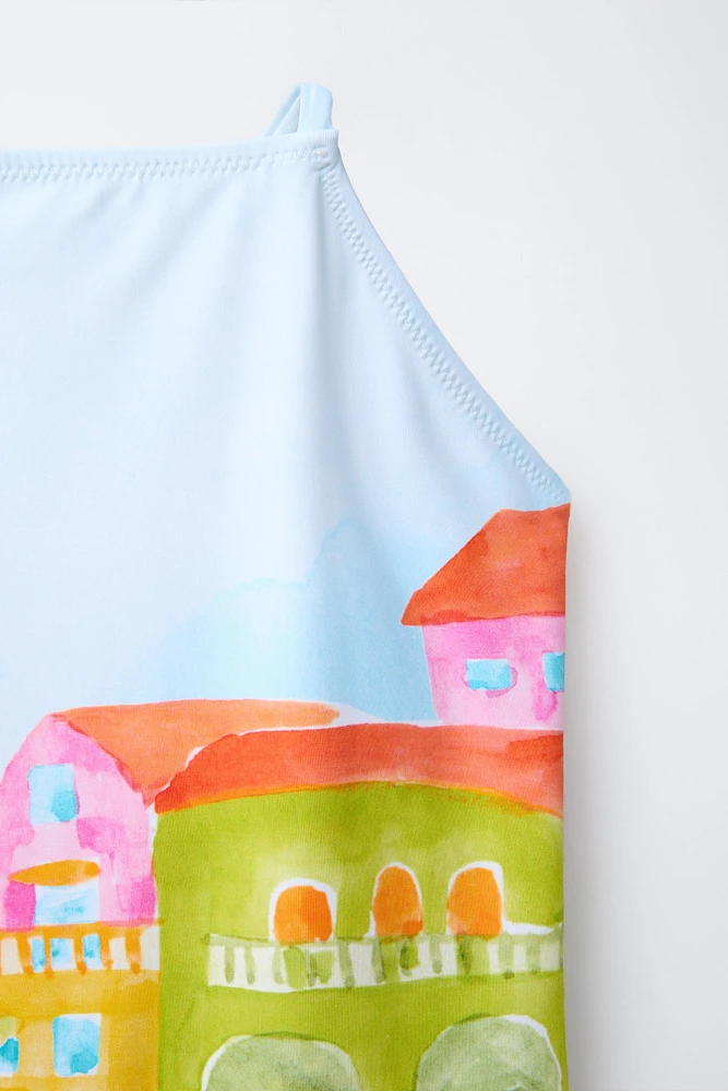 6-14 ANS/ MAILLOT DE BAIN À IMPRIMÉ