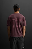 T-SHIRT PERFORÉ IMPRIMÉ