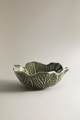 STONEWARE CABBAGE BOWL