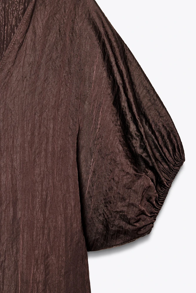 ROBE À MANCHES BOUFFANTES ZW COLLECTION