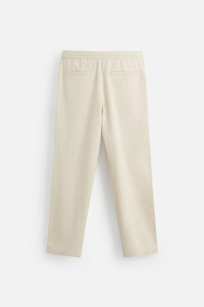 PANTALON AVEC TAILLE JOGGING ET COUPE DÉCONTRACTÉE