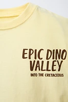 DINOSAUR PRINT T-SHIRT