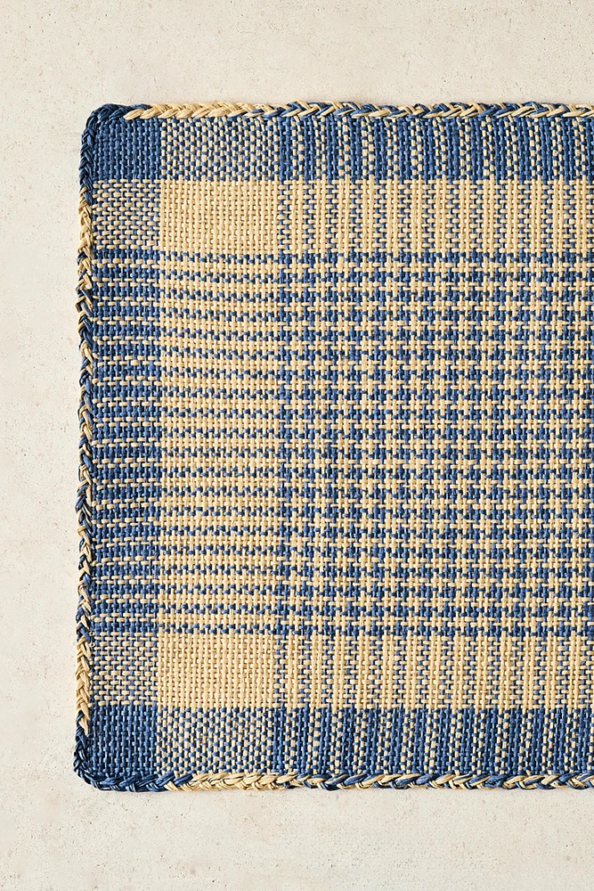 SET DE TABLE PAPIER CARREAUX
