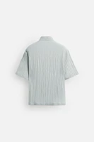 CHEMISE JACQUARD EFFET FROISSÉ