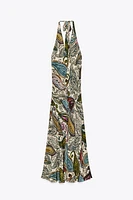 ZW COLLECTION PRINTED HALTER DRESS