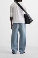 STRUCTURED RELAXED FIT JEANS