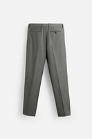 100% WOOL STRUCTURE SUIT PANTS