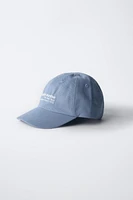 EMBROIDERED TEXT CAP