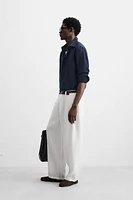 PANTALON PLIS MÉLANGE LYOCELL