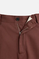 TWILL STRUCTURED PANTS