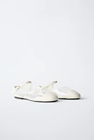 CHAUSSURES OUVERTES À L'ARRIÈRE EN VINYLE