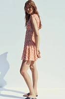 SHORT PRINTED DRESS
