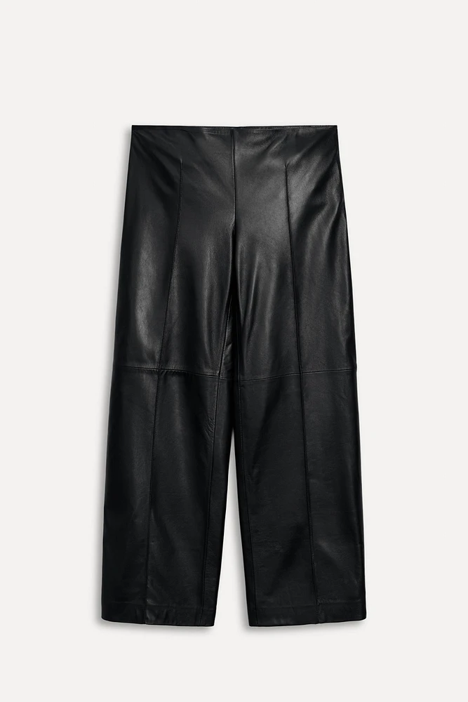 FRONT SEAM LEATHER PANTS 50TH ANNIVERSARY