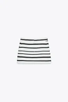 JUPE-CULOTTE RAYURES