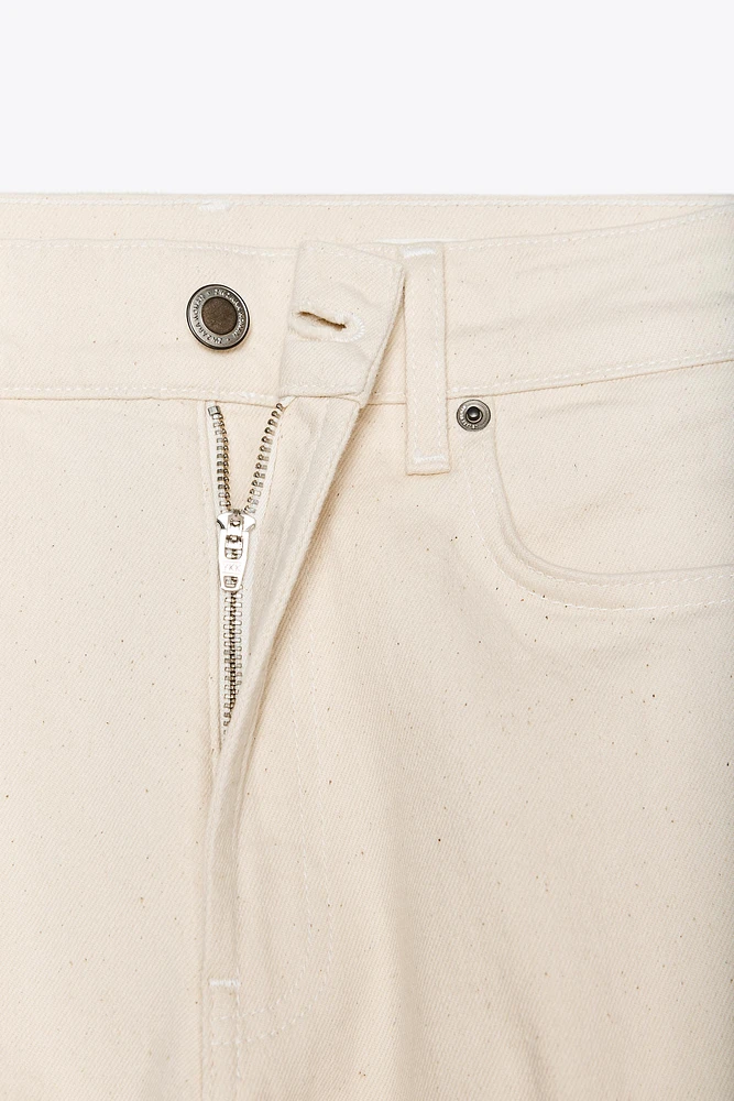 ZW COLLECTION HIGH RISE BOOTCUT CROPPED JEANS