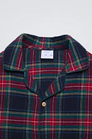 6-14 YEARS/ PLAID FLANNEL PAJAMAS