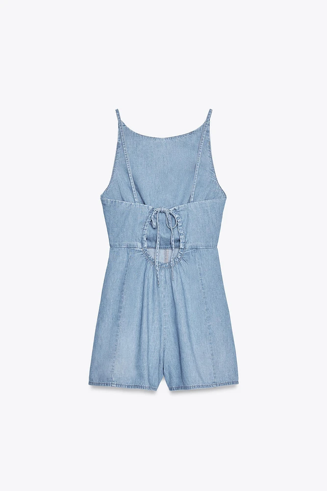 COMBI-SHORT EN DENIM TRF