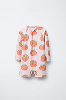 1-6 ANS/ COMBISHORT DE BAIN TOMATES
