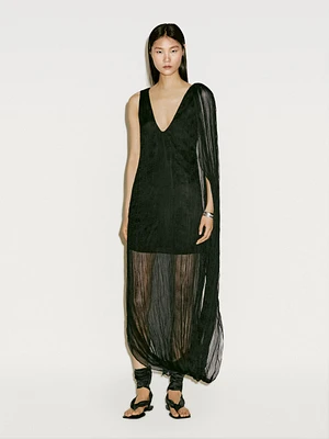 Long flowing pleated dress - Limited Edition