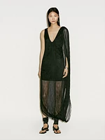 Long flowing pleated dress - Limited Edition