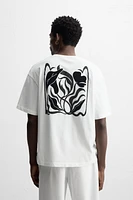 TEXTURE PRINT T-SHIRT