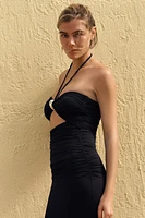 CUT OUT MIDI DRESS