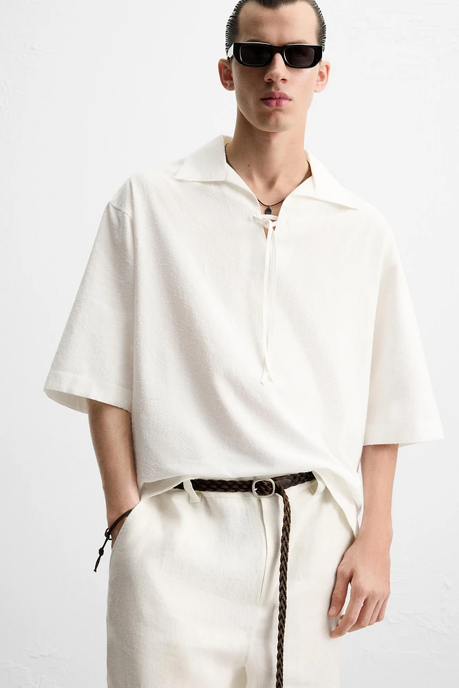 CHEMISE TEXTURÉE BOUCLÉ