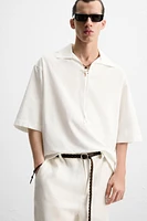 BOUCLÉ TEXTURE SHIRT