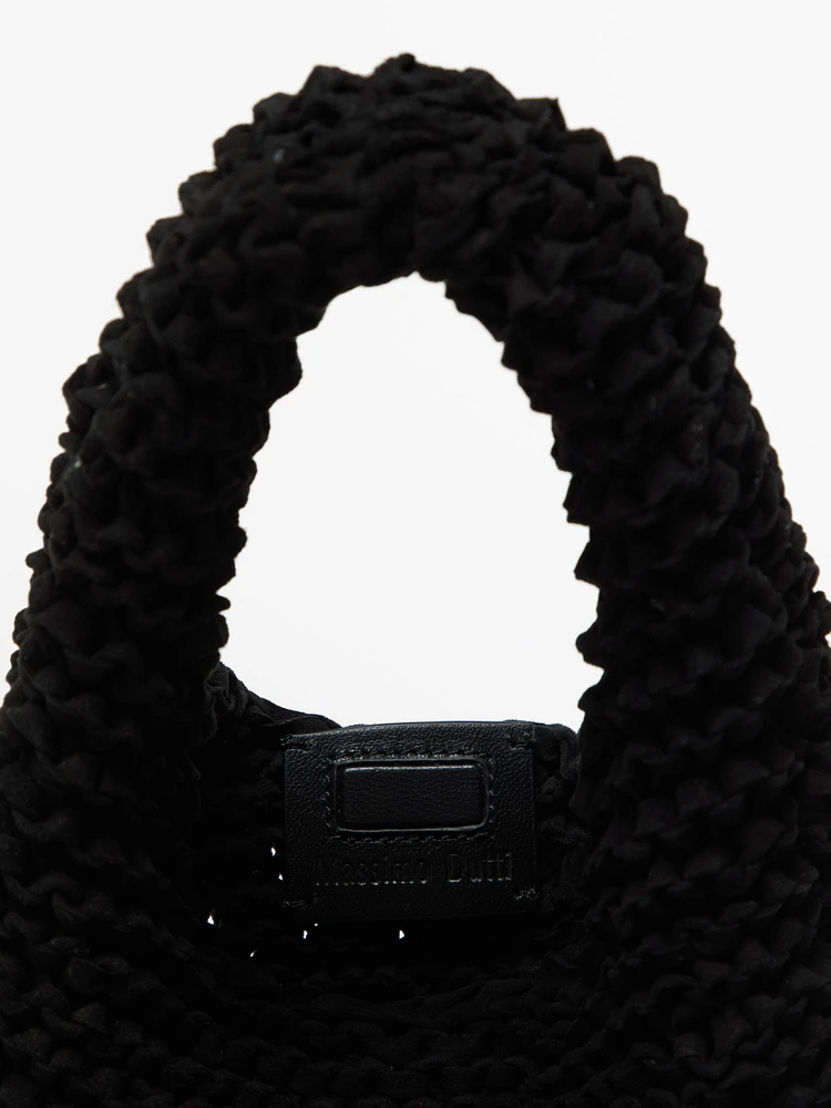 Mini split suede crochet bag - Limited Edition