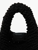 Mini split suede crochet bag - Limited Edition