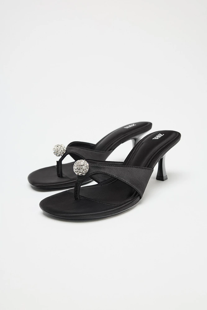 SPARKLY DETAIL SANDALS
