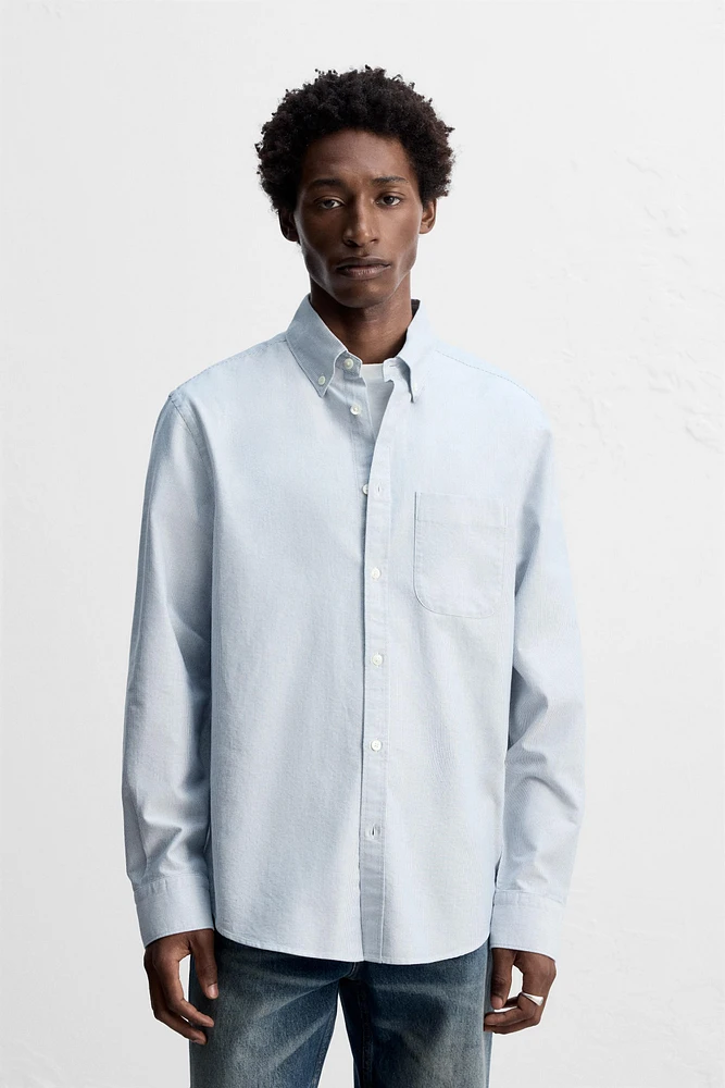 CHEMISE OXFORD À RAYURES