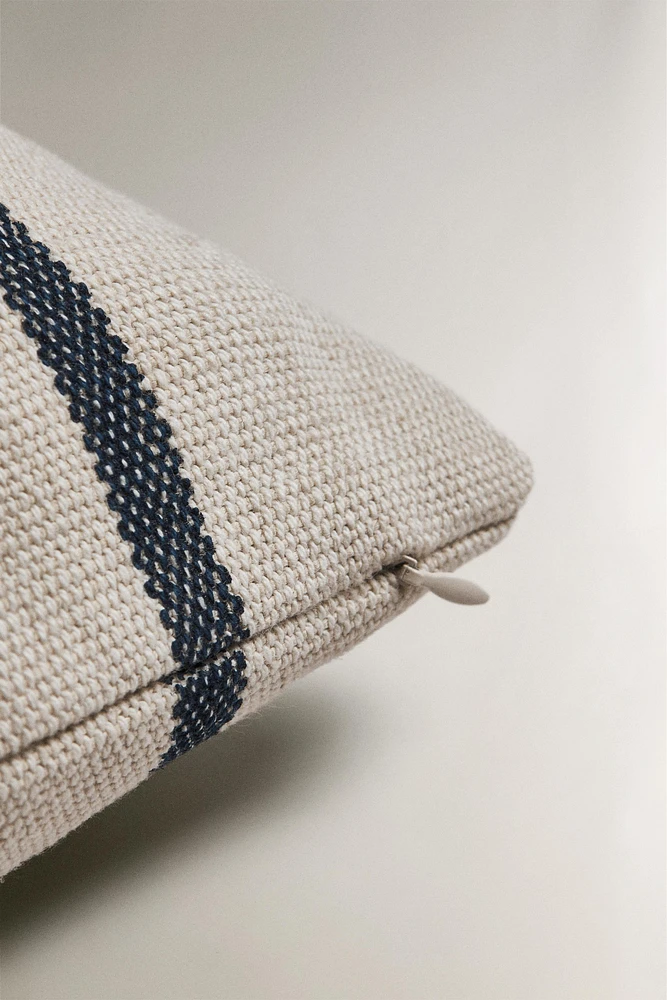 HOUSSE DE COUSSIN RAYURES