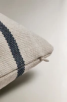 HOUSSE DE COUSSIN RAYURES