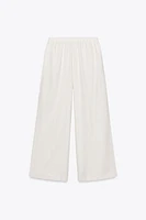PANTALON PALAZZO EN LIN