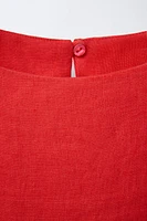 TOP DÉTAIL ORGANZA 100 % LIN