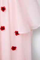 ROBE FLUIDE BIJOUX FLEURS