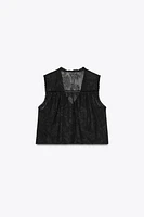 CHEMISE BRODÉE ENTRE-DEUX