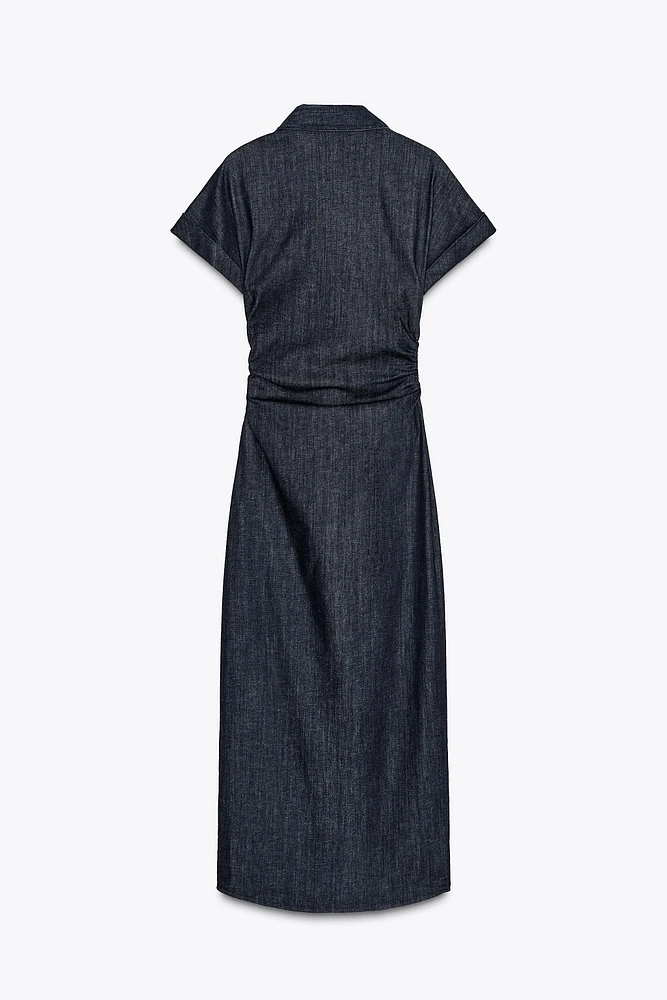 ROBE Z1975 MI-LONGUE EN JEAN