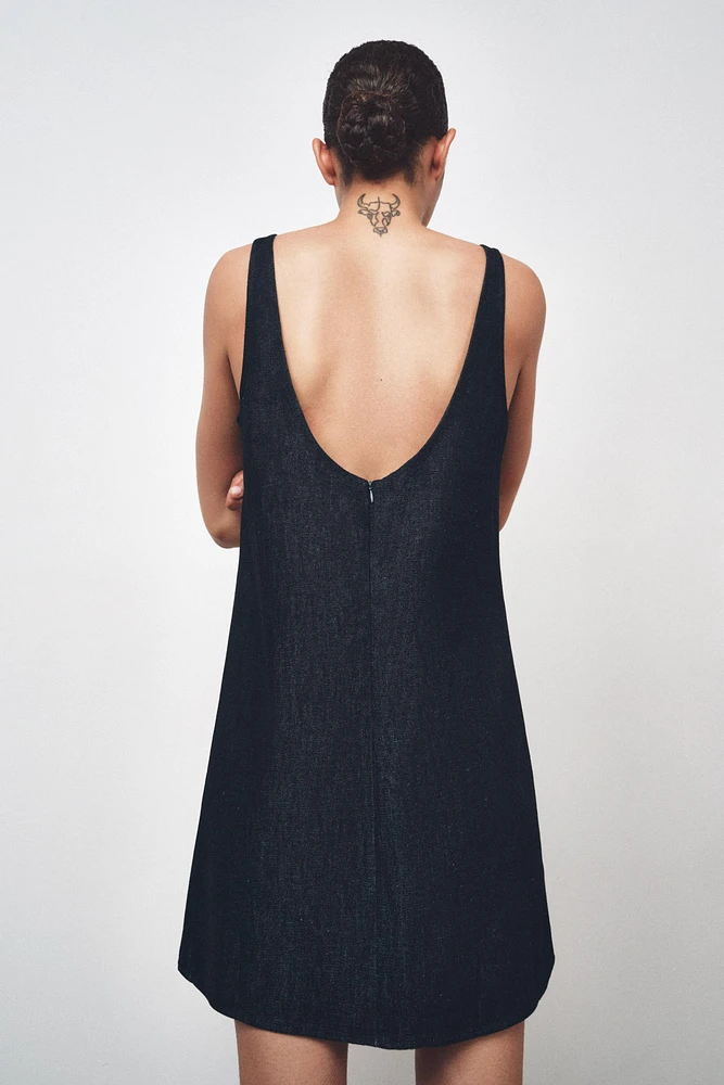 ZW COLLECTION SHORT DENIM DRESS