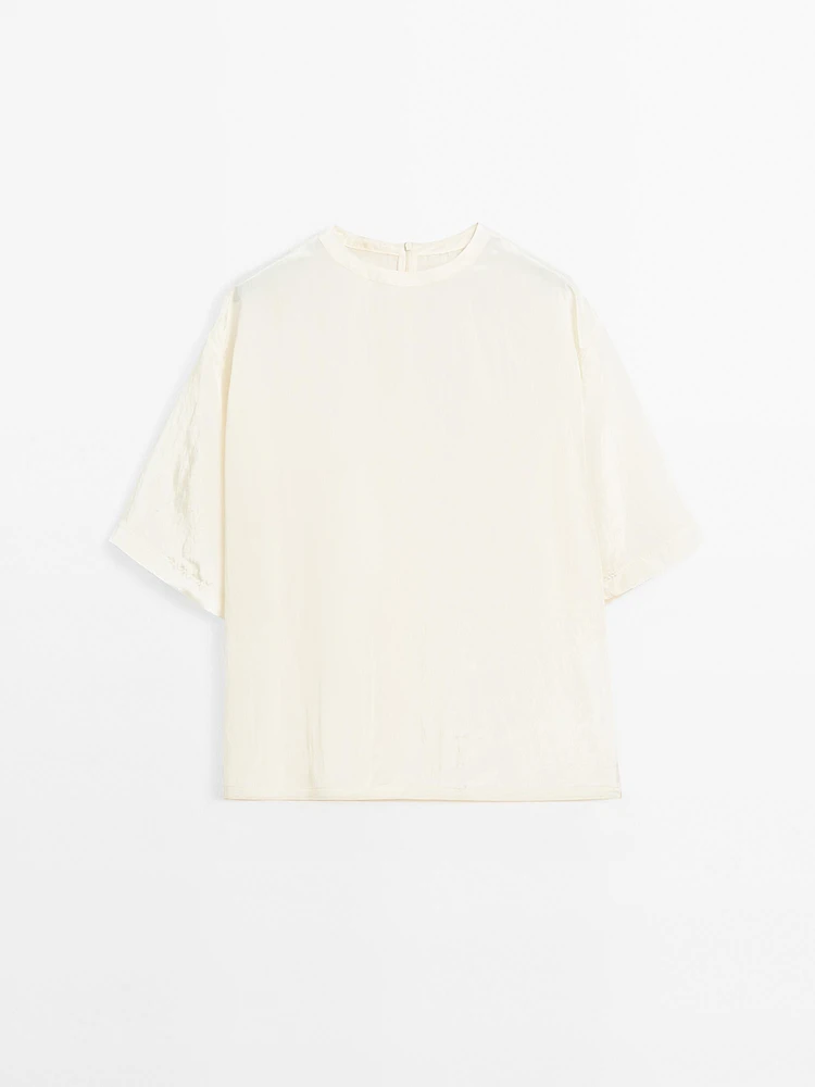 Short sleeve organza T-shirt - Limited Edition