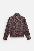 FLORAL JACQUARD JACKET