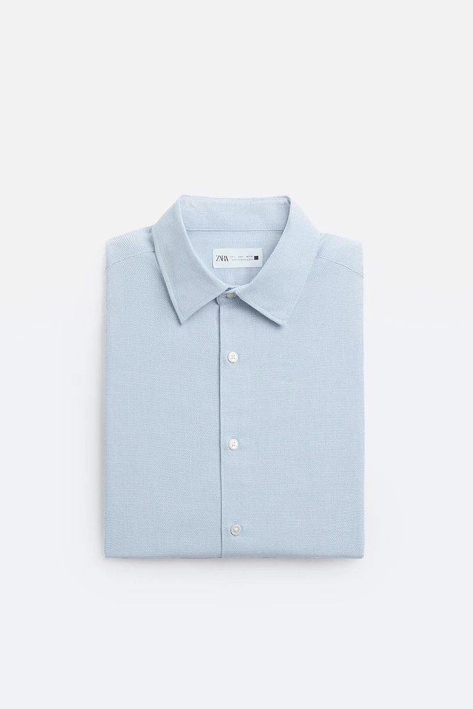 EASY CARE TEXTURED SHIRT