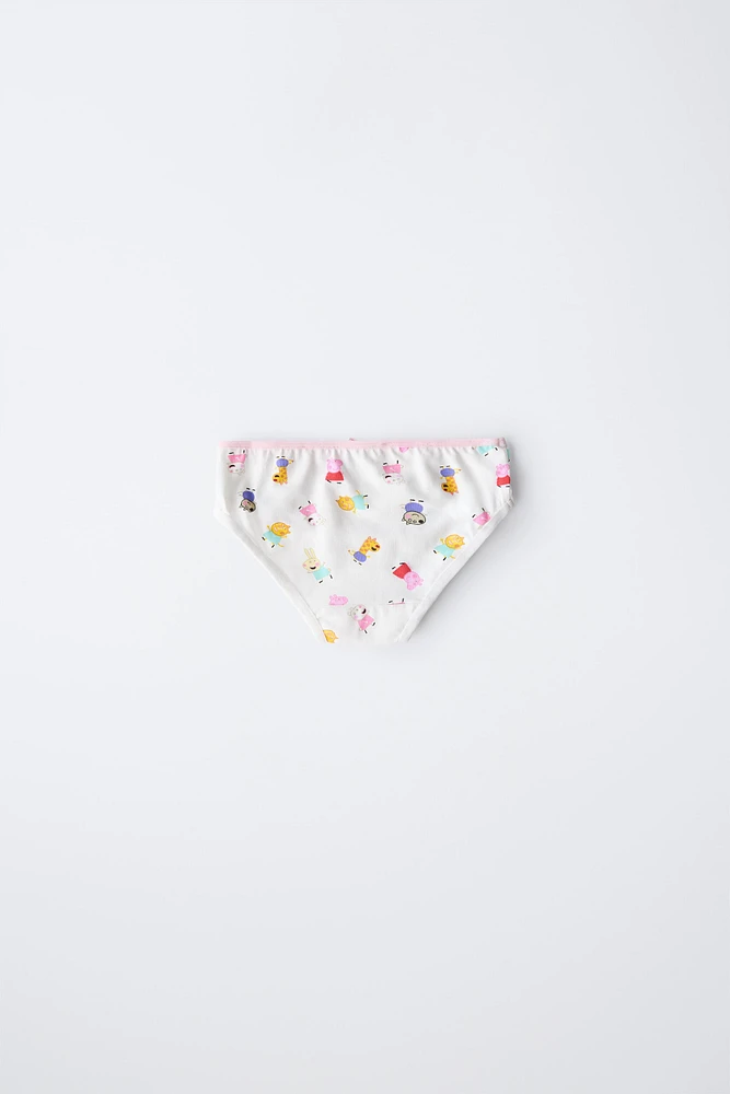 2-6 ANS/ LOT DE TROIS CULOTTES PEPPA PIG ™